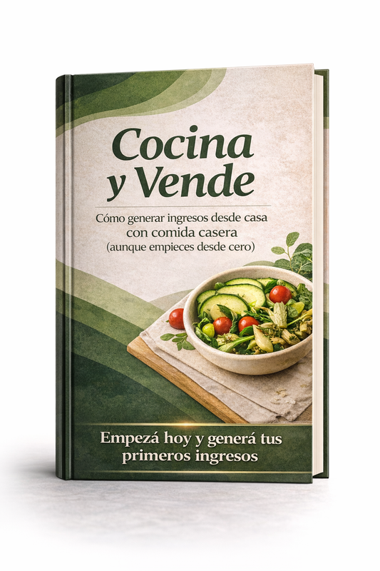 E BOOK Cocina y vende, como ganar dinero desde casa aunque empieces desde cero !!